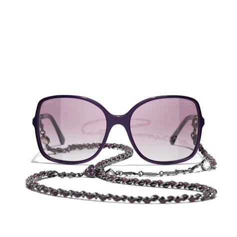 lunette chanel branche tressée|Lunettes de soleil Chanel CH5210Q .